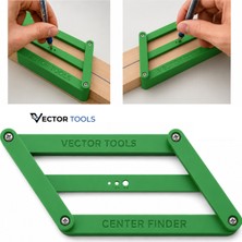 Vector Tools Merkez Hattı Işaretleme Gönyesi 50MM Genişlik Sarı Renk Sert Plastik Malzeme