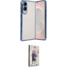 Teknoparkx Ieg™ Galaxy S25 Edge Kılıf Vadi Minimal - Siyah Bilvis 3D Cam Ekran Koruyucu Tknprk-Tkaks3