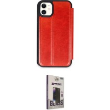 Teknoparkx Ieg™ Iphone 11 Kılıf Zirve Yansıma Serisi - Siyah Bilvis Hayalet Cam Ekran Koruyucu Tknprk-Tk