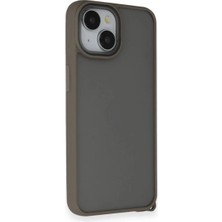 Sepetopia Apple iPhone 14 Kılıf Elegant Kapak - Titan Gri