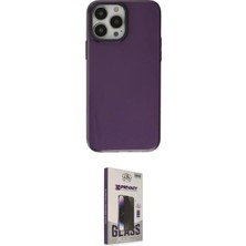 Teknoparkx Ieg™ Iphone 13 Pro Max Kılıf Zirve Doku Koleksiyonu - Siyah Bilvis Hayalet Cam Ekran Koruyucu