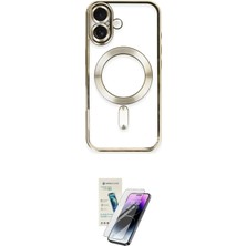 Teknoparkx Ieg™ Iphone 16 Kılıf Nova Işık Özel Seri - Şeffaf Pasifik Cam Ekran Koruyucu Tknprk-Tkaks3