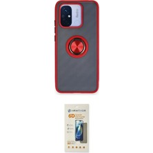 Teknoparkx Ieg™ Redmi 12C Kılıf Yörünge Çizgi - Siyah 6d Mat Seramik Hayalet Nano Ekran Koruyucu Tknprk