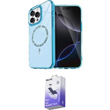 Teknoparkx Ieg™ Iphone 16 Pro Kılıf Kıvılcım Form Prime - Siyah Bilvis 5in1 5d Magic Hayalet Cam Ekran