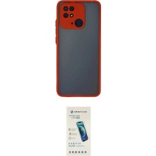 Teknoparkx Ieg™ Redmi 10C Kılıf Ahenk Çizgi Serisi - Şeffaf Pasifik Cam Ekran Koruyucu Tknprk-Tkaks3