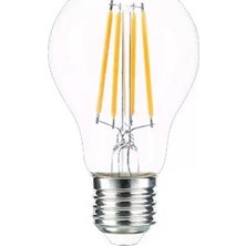 CATEKSSS CT-4217 8W E-27 220V Buji Şeffaf LED Ampul Günışığı