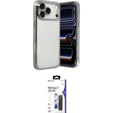 Teknoparkx Ieg™ Iphone 17 Pro Max Kılıf Vadi Minimal - Siyah Bilvis 3x Ar Hayalet Cam Ekran Koruyucu Tknp