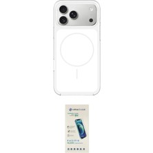 Teknoparkx Ieg™ Iphone 17 Pro Max Kılıf Yankı Minimal Serisi - Şeffaf Pasifik Cam Ekran Koruyucu Tknprk