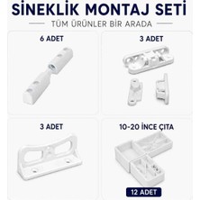 Elden Evim Sineklik Tamir Takımı 10 20 Ölçüler menteşeli 3 Takım