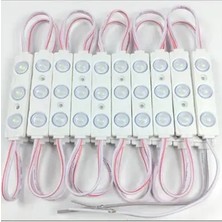 CATEKSSS 10 Adet Mercek Modul LED Beyaz Renk 1,5 W Beyaz