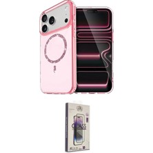 Teknoparkx Ieg™ Iphone 17 Pro Max Kılıf Kıvılcım Form Prime - Siyah Bilvis 3D Cam Ekran Koruyucu Tknpr