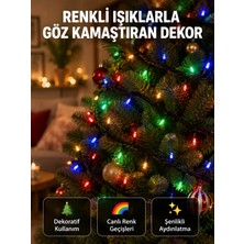 Shopwave 50’li LED Şeffaf Kablolu 5 M Aydınlatma Işık Süsleme LED Yeni Nesil