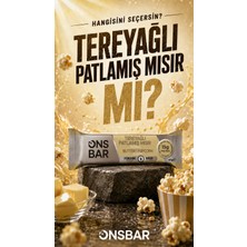 Onsbar Tereyağlı Patlamış Mısır Aromalı Yüksek Protein Bar 45G x 16 Adet