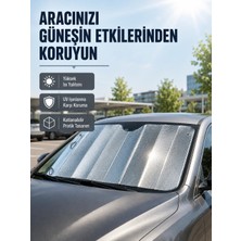 İlkyaz Fashion Araba Güneşliği Alüminyum Yansıtıcı Yüzeyle Etkili Isı Koruması