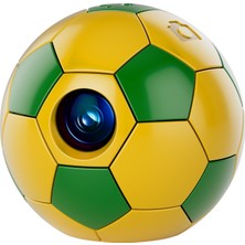 Azurtech 2026 Futbol Topu Şeklinde Başparmak Kamerası 1080P Wıfı Video Kaydedici Çocuklar Için Hayran Hediyesi Anahtarlık Mini Dijital Kamera