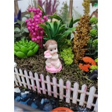 Himi Teraryum Objeleri Kız Bebek Dekoratif Biblo ve Diorama Objesi