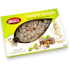 Deniz Şekerleme Antep Fıstıklı Çifte Kavrulmuş Lokum 350 G