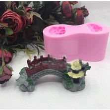 Himi Teraryum Objeleri Orta Boy Köprü Dekoratif Biblo ve Diorama Objesi
