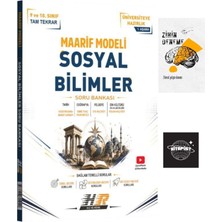 Hız ve Renk Yayınları Sosyal Bilimler Maarif Modeli 1. Aşama Soru Bankası+Zihindeneme-Kado-21