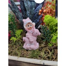 Himi Teraryum Objeleri Kız Bebek Dekoratif Biblo ve Diorama Objesi