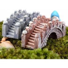 Himi Teraryum Objeleri 2'li Köprü Dekoratif Biblo ve Diorama Objesi