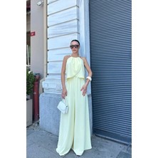 Büşra Ayhan Askılı Salaş Takım Sarı - M