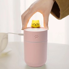 Egecen Isınan Kedi Mini USB Sessiz Hava Nemlendiricisi
