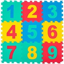 Egecen 9 Parça Sayılar Puzzle Yer Matı