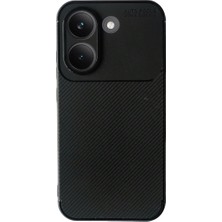 Bezos Poco X8 Pro Auto Focus Karbon Kapak - Siyah