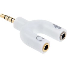 Hace Bazaar Ally 3.5 mm Kulaklık Mikrofon Çoklayıcı 3.5 mm Splitter DÖNÜŞTÜRÜCÜ-(5775) -Hcb