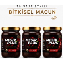 Mesir Plus+ Ginsengli Kuvvet Macunu Güçlü Etkili Bitkisel Karışımlı Macun 3 Adet