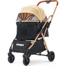Zampa Nola Kedi & Köpek Arabası Haki 51×85×101 cm (ZS-105-1)
