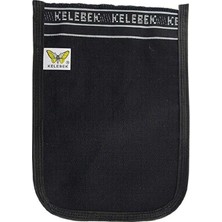 Elitse Osmanlı Kalın Siyah Banyo Hamam Kesesi 25X17 cm