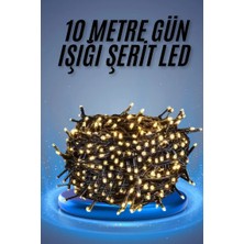 Bezos LED Işık Ağaç Süsleme Ampüllü Dekoratif Aydınlatma 10 Metre Gün Işığı Sarı