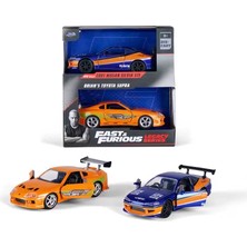 Jada Fast & Furious Legacy Series Nissan Silvia S15 & Brian's Toyota Supra 1:32 Model Arabalar