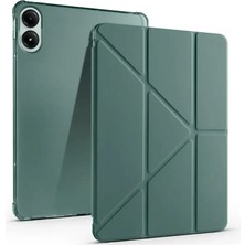 Uravas Store Xiaomi Redmi Pad Se 4g Kılıf Kalemlikli Mars Tablet Kılıfı - Koyu Yeşil