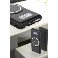 Bezos Powerbank Taşınabilir 10.000 Mah Hızlı Şarj Dijital Göstergeli Çok Renkli