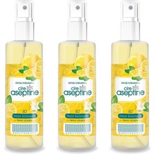 Elitse 3 Adet Limon Kolonyası  Ev Ofis Pratik Kullanım Sprey 100ML