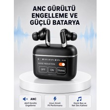 Nemere Anc Teknolojili Kablosuz Bluetooth Kulaklık – Dokunmatik, Dijital Göstergeli, Yüksek Ses Kalite