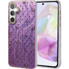 Elitse Samsung Galaxy A35 5g Kılıf Blade Aynalı Desenli Kapak - Desen 2