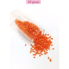Elitse Kesme Cam Boncuk 2mm - 20 Gram - Turuncu -BNC305