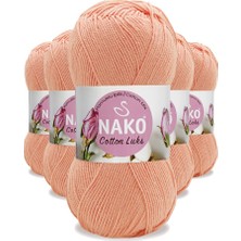 Elitse 5 Adet Cotton Lüks Yelek Tunik Kazak Bluz Hırka Ipi Yünü Somon 97594