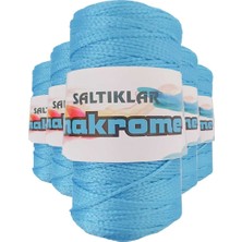 Elitse 5 Adet Polyester Makrome Ipi 3050 Mavi 100 gr