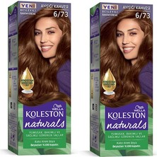 Elitse Naturals Saç Boyası Ayışığı Kahvesi 6/73 2x Paket