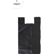 Elitse Siyah Hışır Atlet Poşet Mini Boy 22X31 cm 1 Paket Takriben 500 Adet