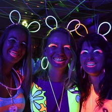 Elitse Glow Taç Fosforlu Taç Karışık Renk 12 Adet