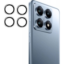 Elitse Joko Xiaomi Mi 14T Pro Pvd Metal Kamera Lens - Gümüş
