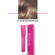 Elitse Premium 9.1 Küllü Çok Açık Kumral - Kalıcı Krem Saç Boyası 50 G Tüp