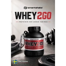 Smartshake WHEY2GO 110 ml Siyah Saklama Kabı ve Huni