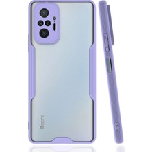 Elitse Xiaomi Redmi Note 10 Pro Kılıf Platin Silikon - Lila